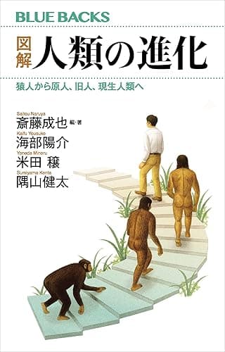 図解 人類の進化 猿人から原人、旧人、現生人類へ (ブルーバックス)