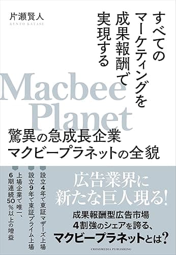 すべてのマーケティングを成果報酬で実現する驚異の急成長企業マクビープラネットの全貌