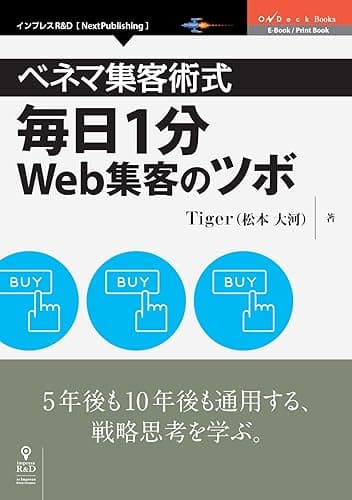 ベネマ集客術式 毎日1分Web集客のツボ ベネマ式集客術 (NextPublishing)