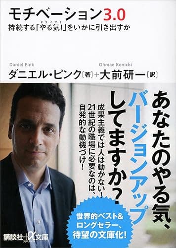 モチベーション３．０　持続する「やる気！」をいかに引き出すか (講談社＋α文庫)