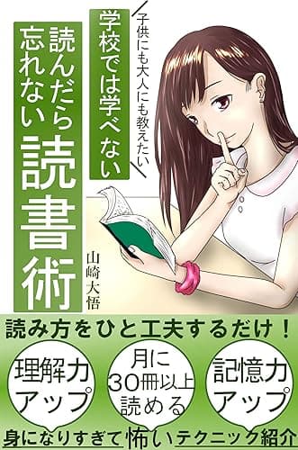 学校では、教えてくれない。読んだら忘れない！超スゴイ読書術: 記憶力アップ・理解力アップで仕事もプライベートにも役立つ【はじめ方】【初心者】【スキルアップ】