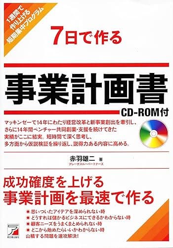 7日で作る事業計画書 CD-ROM付 (アスカビジネス)
