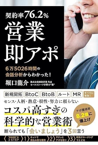 【契約率76.2%】営業・即アポ